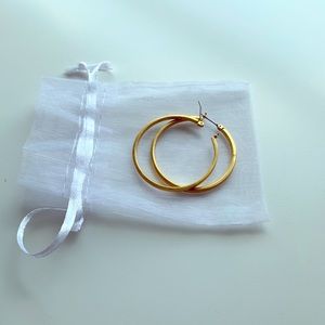 Jcrew gold hoop earrings